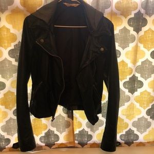 Hollister vegan leather jacket. Size M.